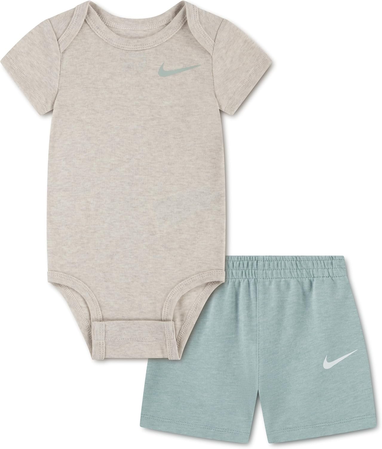 Nike unisex-baby Essentials Bodysuit and Shorts 2-piece Outfit Set