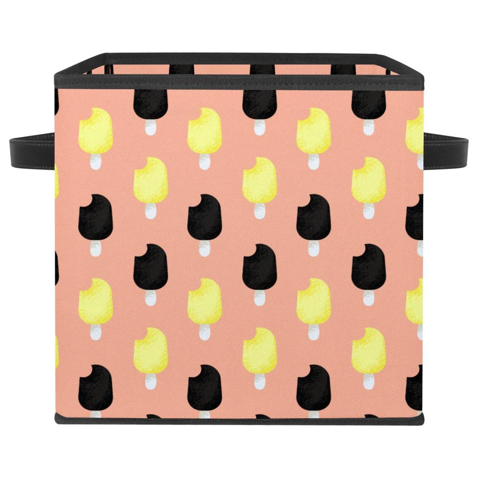 Boîte de rangement pliable pour jouets et livres - Bac cube pour optimiser vos placards de maison