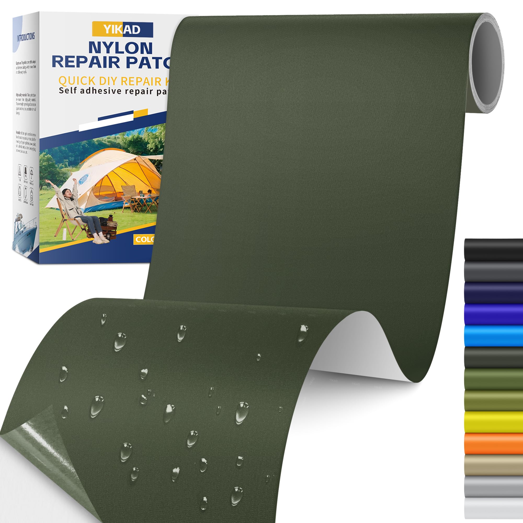 Amazon.com: YIKAD Fabric Repair Tape, Self Adhesive Nylon Repair