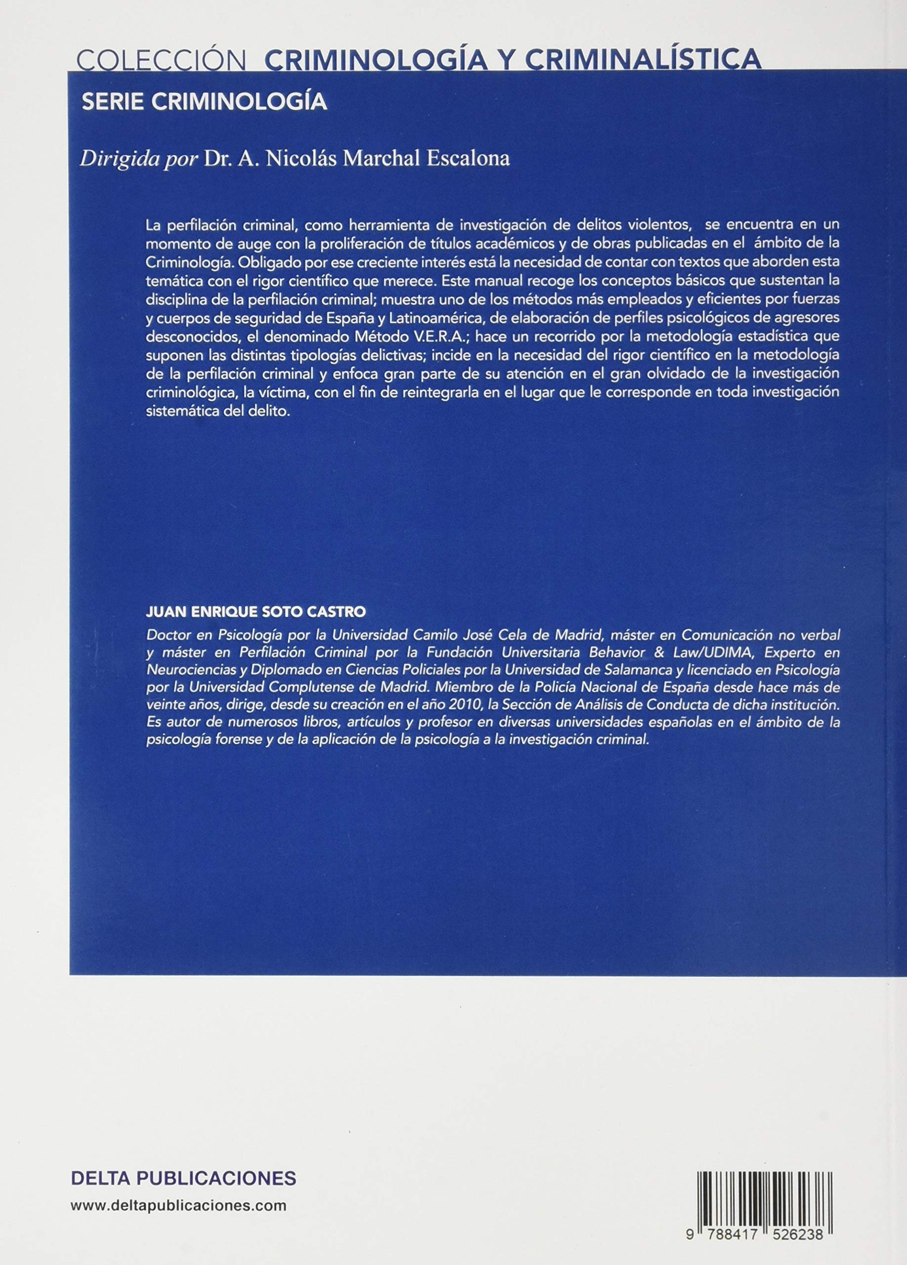 MANUAL DE PSICOLOGIA CRIMINAL: 7 (CRIMINOLOGÍA Y CRIMINALÍSTICA)