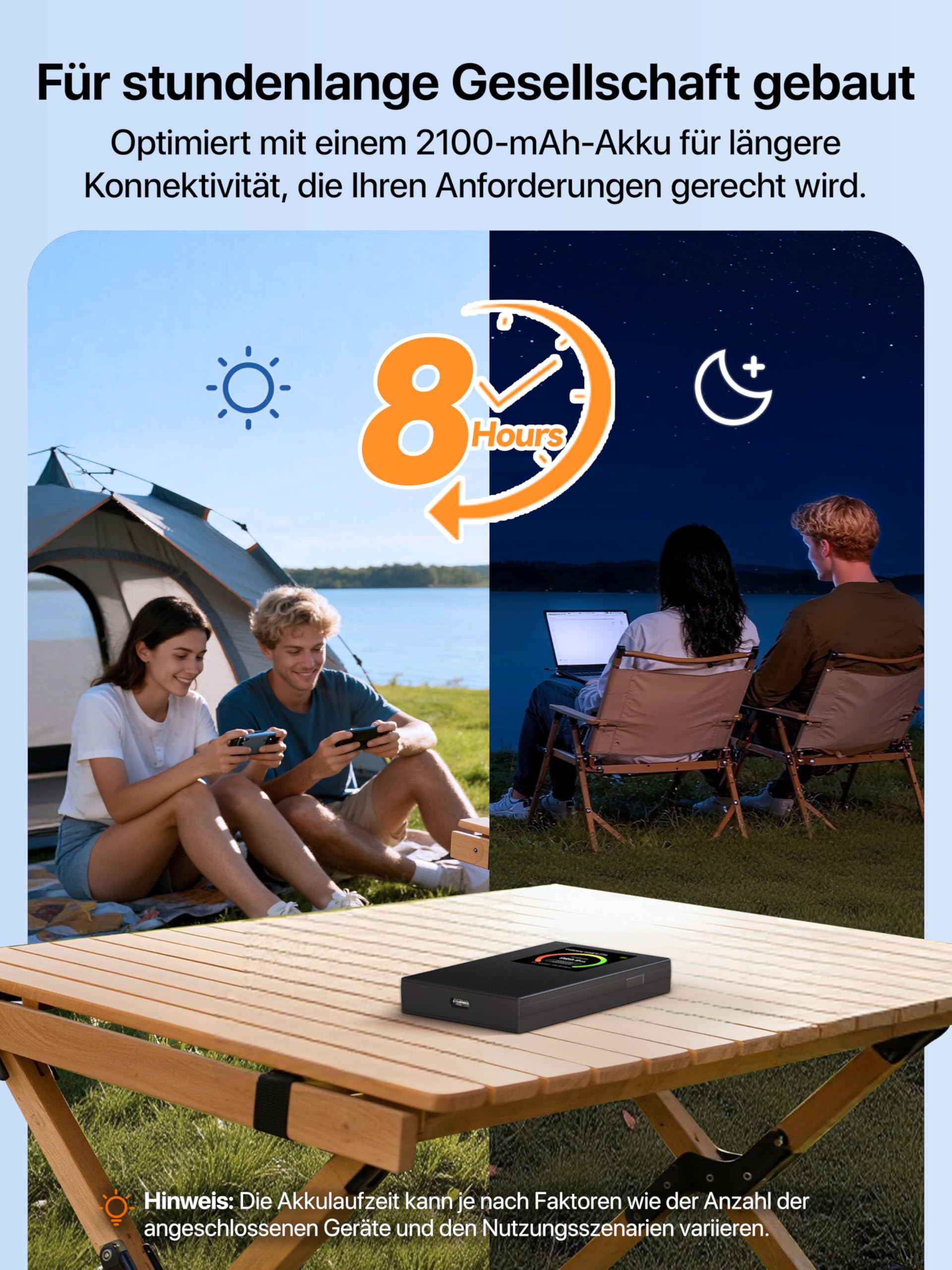 Tenda Mobilny Router Wifi 4G Sim - PrzenośNy Hotspot Mifi, Cat4 Lte 150 Mb/S, AX300 Wi-Fi 6, Akumulator 2100 Mah, Port Usb-C, Wpa3, Kolorowy Ekran, 4g Kompatybilny Z Odblokowaną Kartą Nano Plug | Kieszonkowy hotspot WiFi do podróży, kolorowy wyświetlacz L