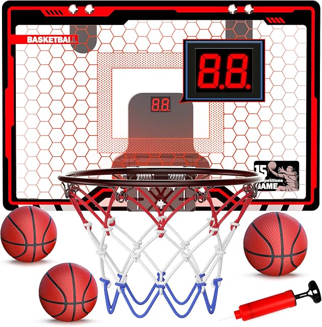 Hot Bee Mini Basketball Hoop Red