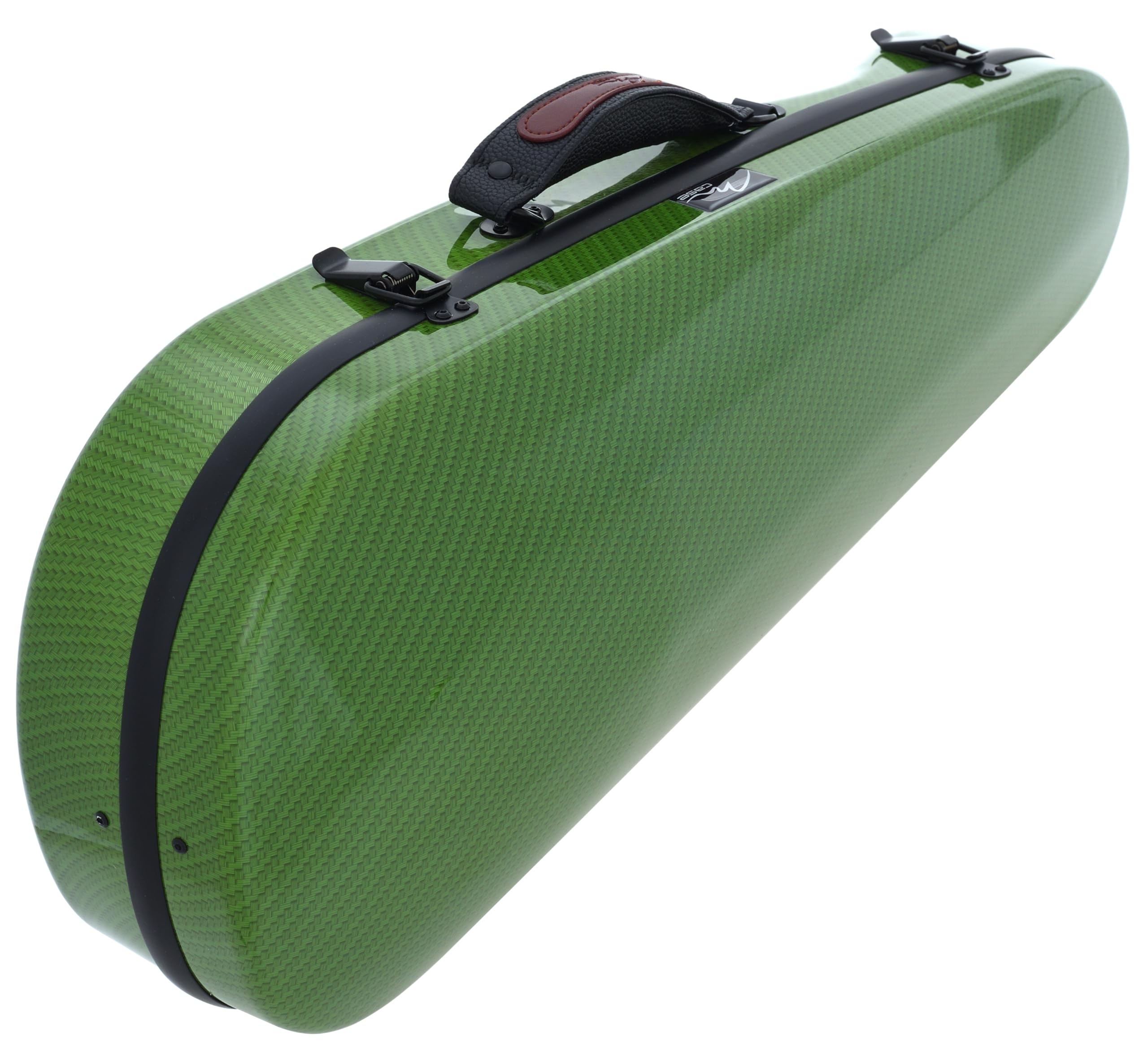 Geigenkoffer Fiberglass 4/4 SlimFlight special grün M-case + Bogenkoffer