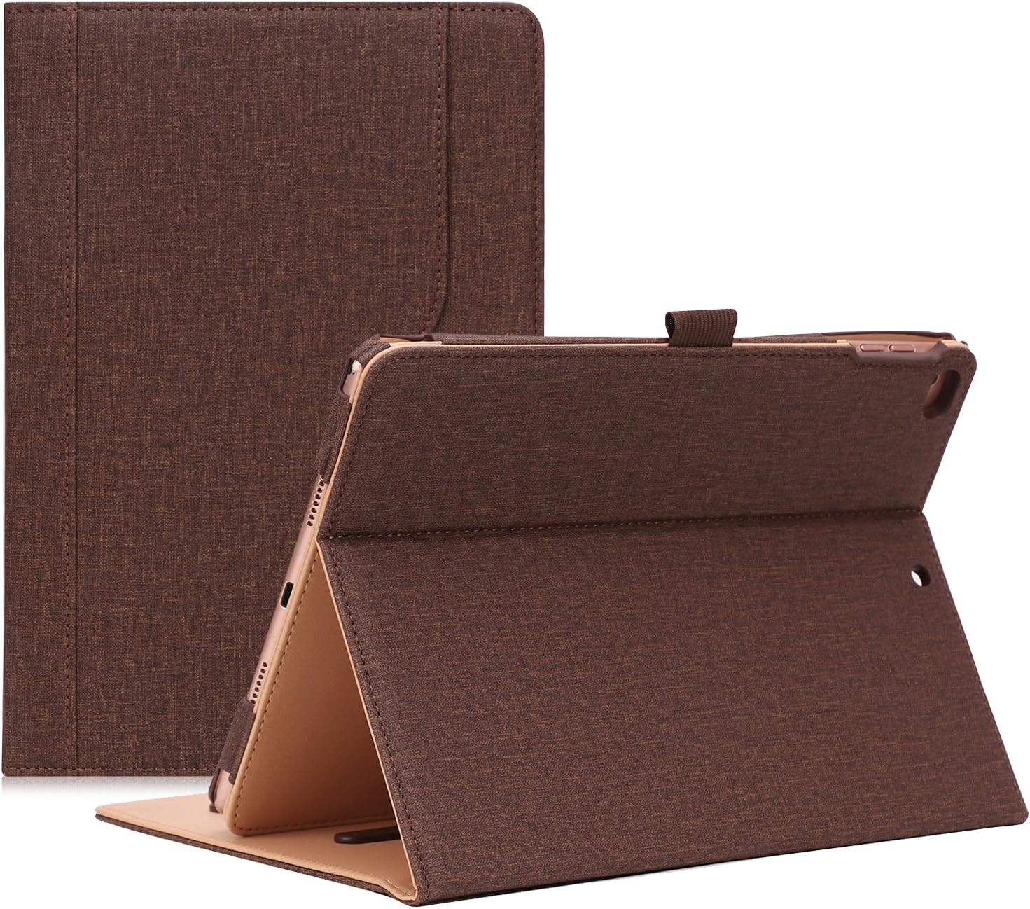 ProCase iPad 9.7 Case (Old Model) 2018 iPad 6th Generation / 2017 iPad 5th Generation Case, Stand Folio Cover Leather Case for Apple iPad 9.7 inch, Also Fit iPad Air 2 / iPad Air -Chocolate