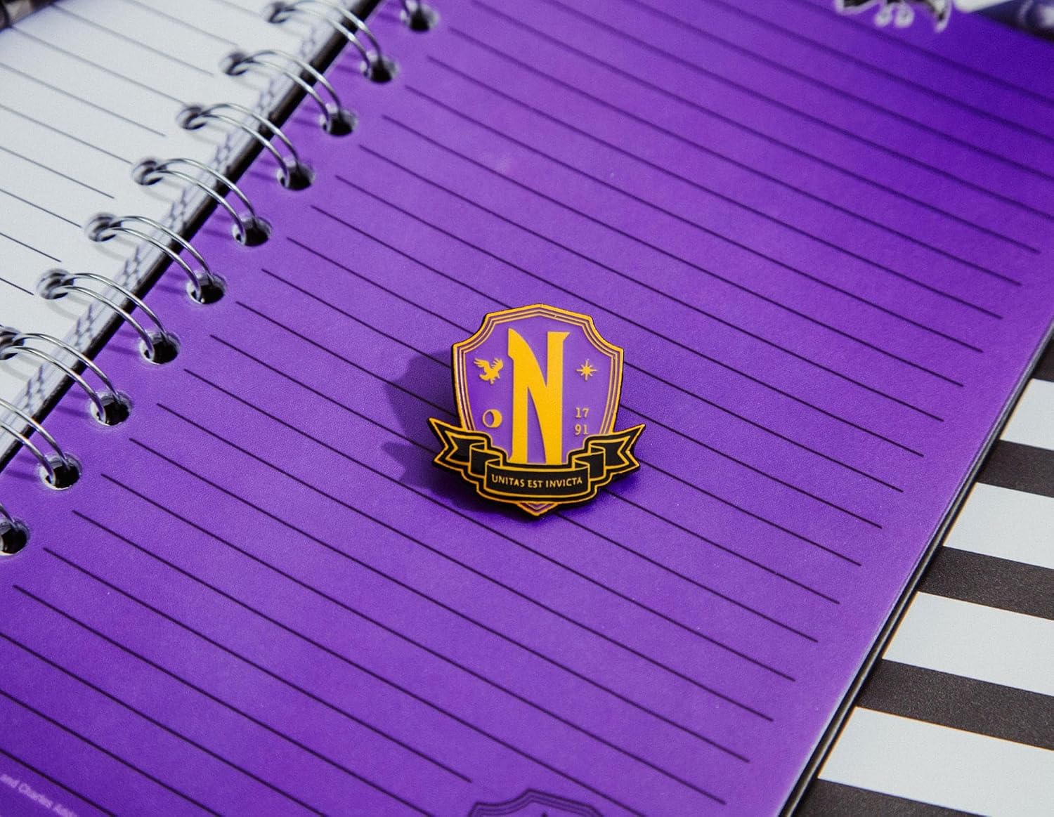 Addams Family Wednesday Nevermore Academy Enamel Pin | Limited Edition