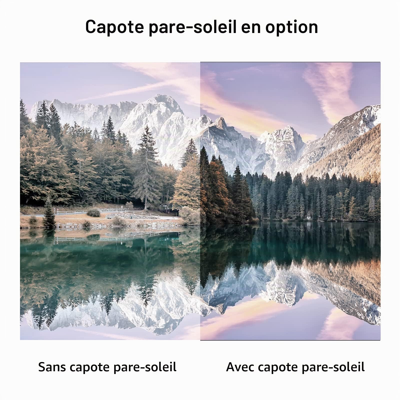 SMALLRIG Cage de Moniteur pour Atomos Shinobi 7, Kit de Cage avec Serre-Câble, Rail NATO Intégré et Pare-Soleil - 3456