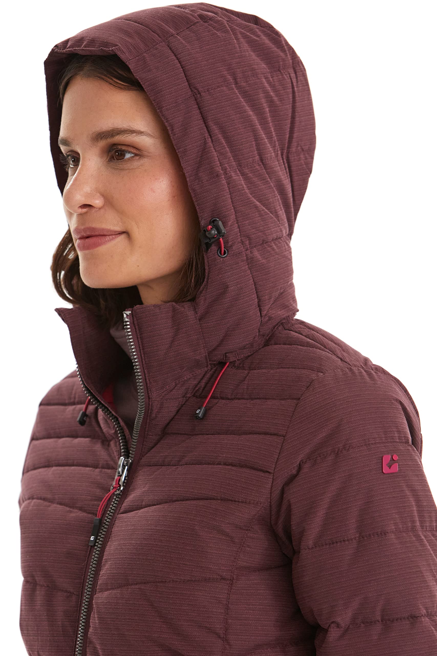 Killtec Damen Skane Wmn Quilted Jckt A Jacke In Daunenoptik Mit Abzippbarer Kapuze
