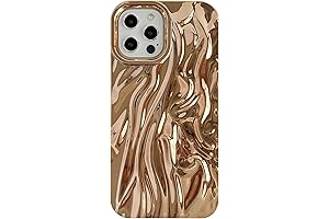 iPhone 12 Pro Max Gleaming Pleated Lemon Phone Case