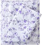 Viviland Floral Twin Sheet Set - 3 Piece Vintage Orange Maple Leaves Patterned Bed Sheets - Soft, Breathable Microfiber Sheets with Deep Pocket, Non-Slip Fitted Sheets & Pillowcases