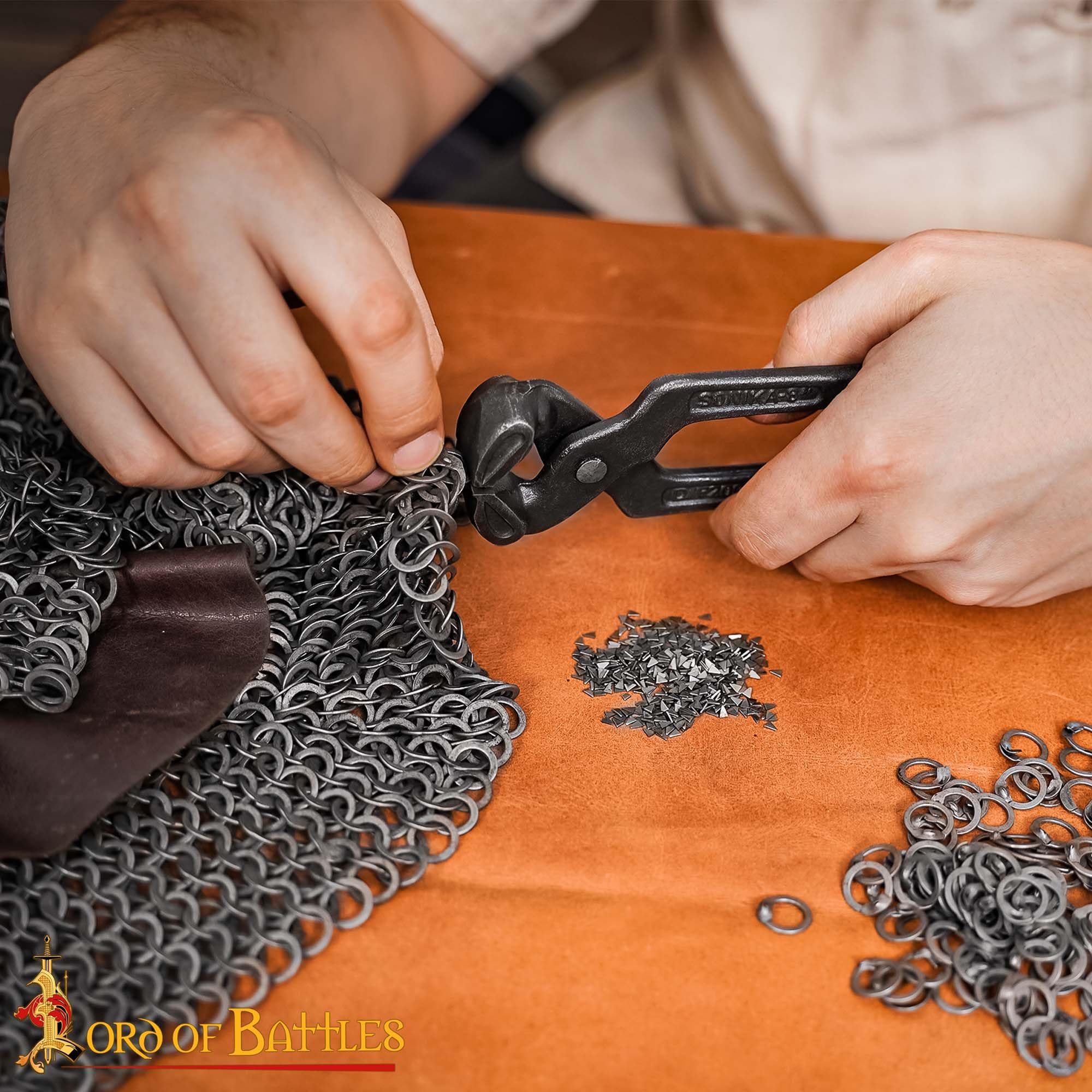 Chainmail Wedge Riveted Tools, Triangular Rivets, Durable Chainmail Pliers, Rivet Setting Tools - Image 2