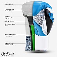 Vista 2 de Starpro Boxing Gloves with Wrist Support & Protection Sparring Training Bag Gloves for Men & Women 8oz 10oz 12oz 14oz 16oz