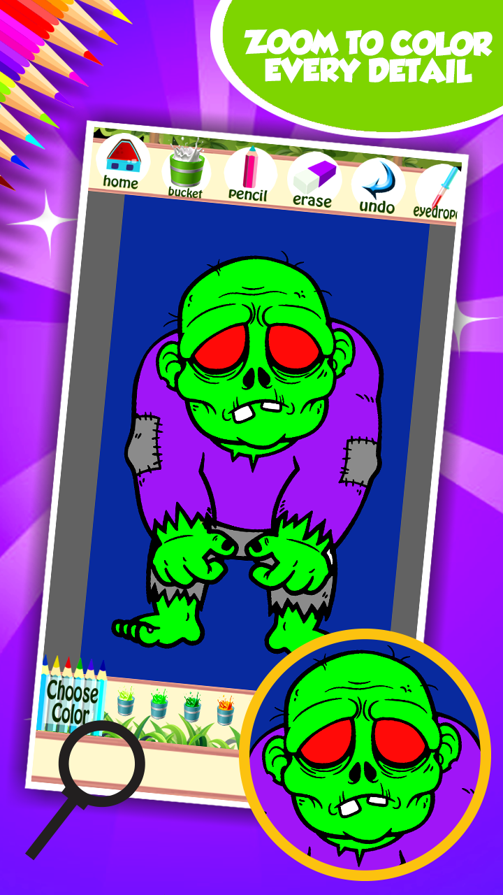 Horror Coloring Book App on Amazon Appstore
