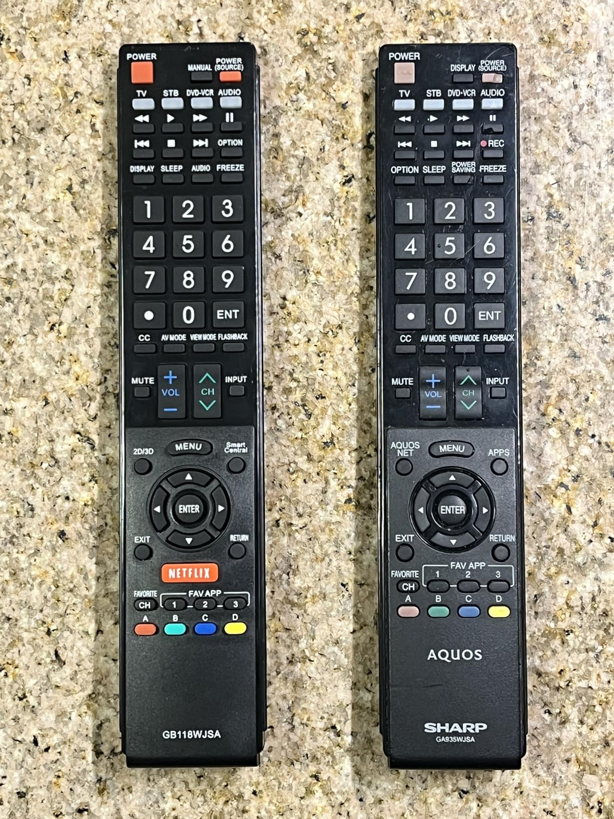 PZL GB118WJSA Replacement Remote Control fit for Sharp