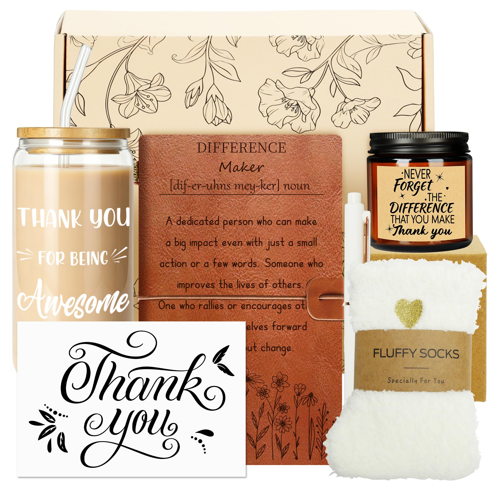 MerriBox Difference Maker Gifts for Women, Farewell Retirement Presents for Inspirational Colleague Mentor – Thank You Leaving Gift, End of Year Good Luck New Beginning