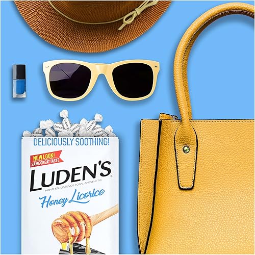 Miniatura 7 de Luden's - Gotas para la garganta, deliciosamente calmantes, regaliz de miel, 30 unidades, paquete de 12