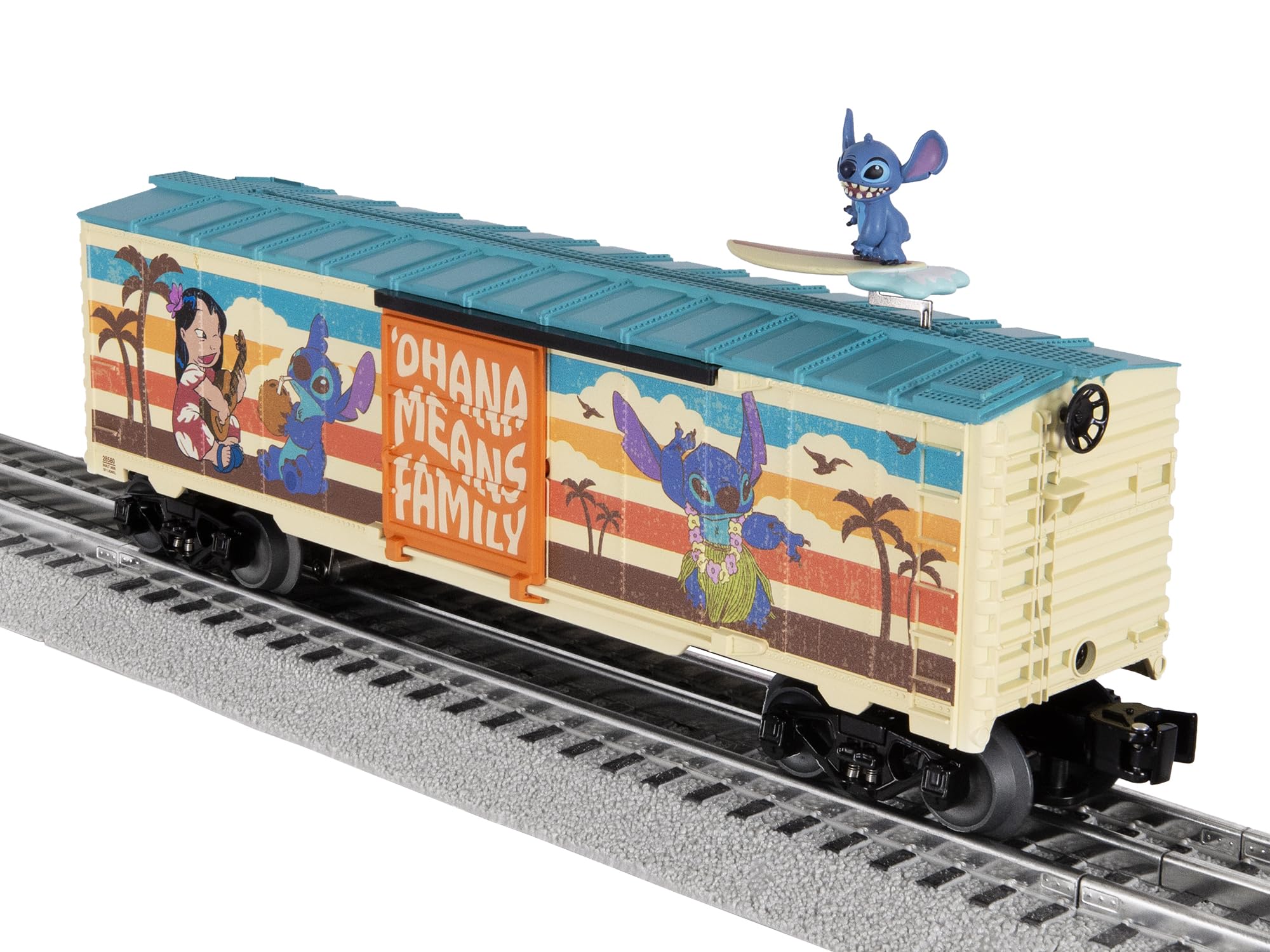 Amazon.com: Lionel Disney Surfing Stitch Boxcar, O Gauge Model