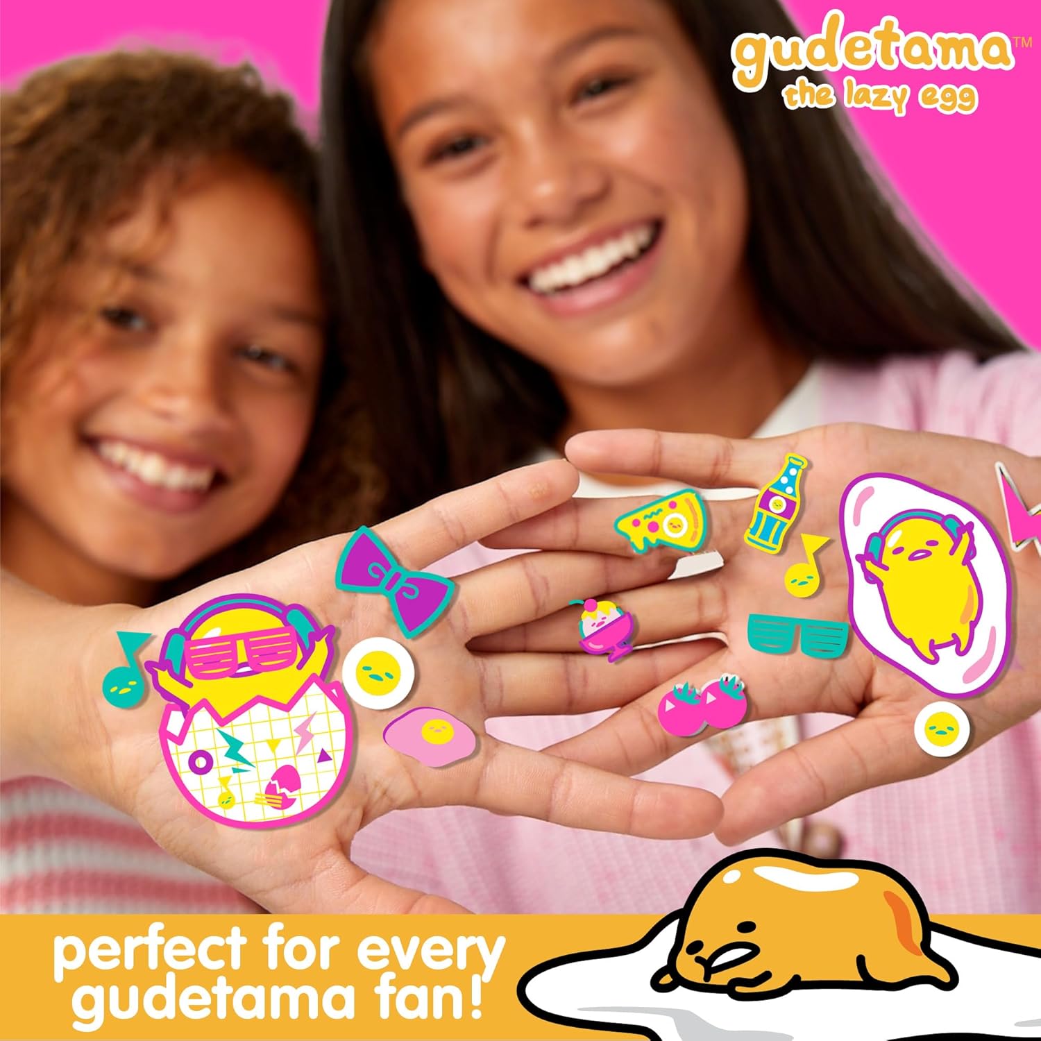Gudetama The Lazy Egg Puffy Sticker Playset