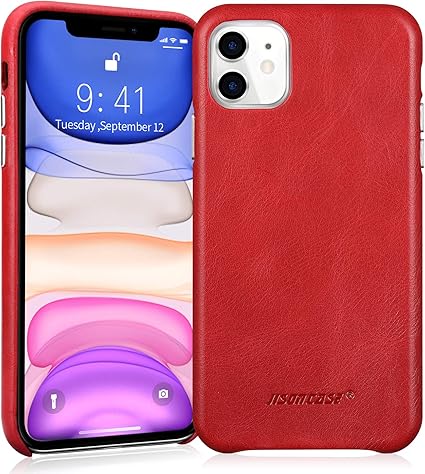 Amazon Jisoncase Iphone 11ケース レザー 高級本革 アイフォン 11カバー 6 1インチスマートフォン背面カバー 極薄 ワイヤレス充電対応 耐衝撃 耐摩擦 耐汚れ お洒落 全面保護 Iphone 11 6 1インチ レッド 家電 カメラ オンライン通販 Amazon Jisoncase Iphone 11ケース レザー 高級本革 アイフォン 11カバー 6 1インチスマートフォン背面カバー 極薄 ワイヤレス充電対応 耐衝撃 耐摩擦 耐汚れ お洒落 全面保護 Iphone 11 6 1インチ レッド 家電 カメラ オンライン通販