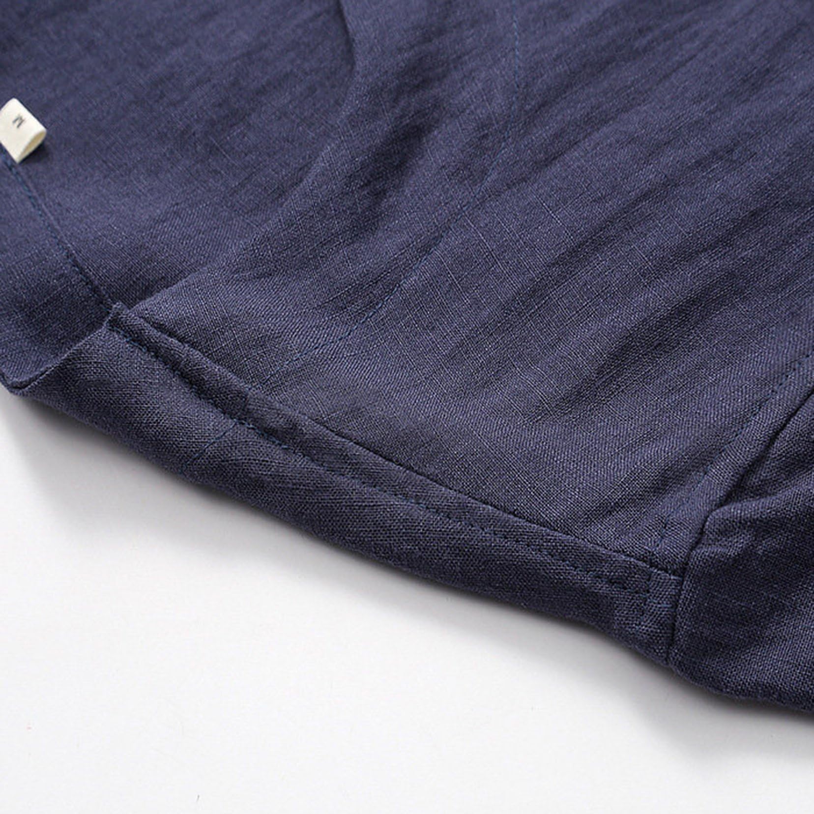 Magliette da uomo Magliette estive Maglia in stile cinese tradizionale con collo a V Abbigliamento da allenamento a maniche corte per Kung Fu e Tai Chi