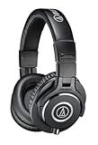 ATH-M40x Professional Studio Monitor Headphones &plus; Slappa Full Sized HardBody PRO Headphone Case &lpar;SL-HP-07&rpar;