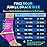 Modvel Foot & Ankle Brace Socks for Sprained Ankle Compression Sleeve - Plantar Fasciitis Relief Brace, Foot Support for pain Women & Men - Tendonitis & Arthritis Feet Sleeve, Stabilizing Ankles Wrap