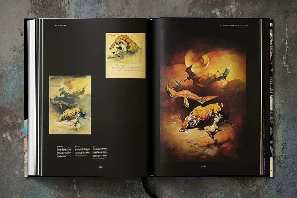 Amazon.co.jp: The Fantastic Worlds of Frank Frazetta (XL) : Hanson