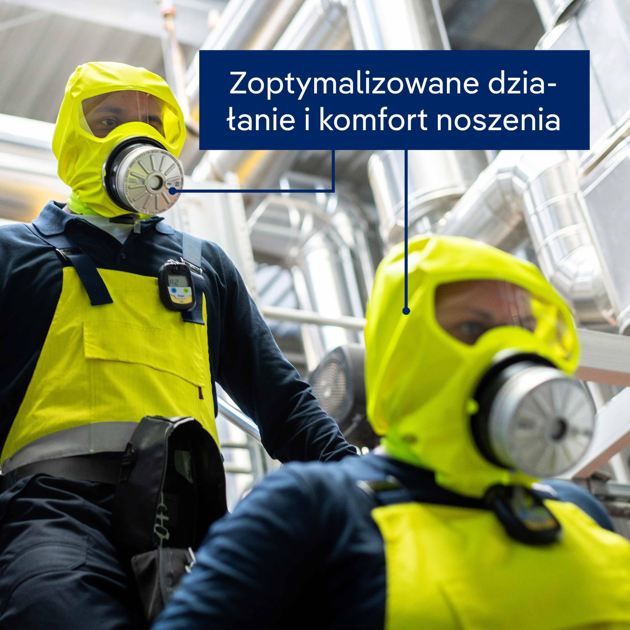 Dräger Parat 7500 okap przeciwpożarowy | skuteczna osłona ratunkowa z filtrem kombi ABEK CO P3