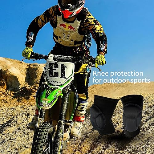 Miniatura 5 de Rodilleras de esponja para lucha, rodilleras protectoras suaves gruesas para hombres y mujeres, rodilleras flexibles anticolisión para lucha libre,