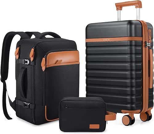 UKEIN Luggage Sets 3 Piece, Carry On Luggage 20In With