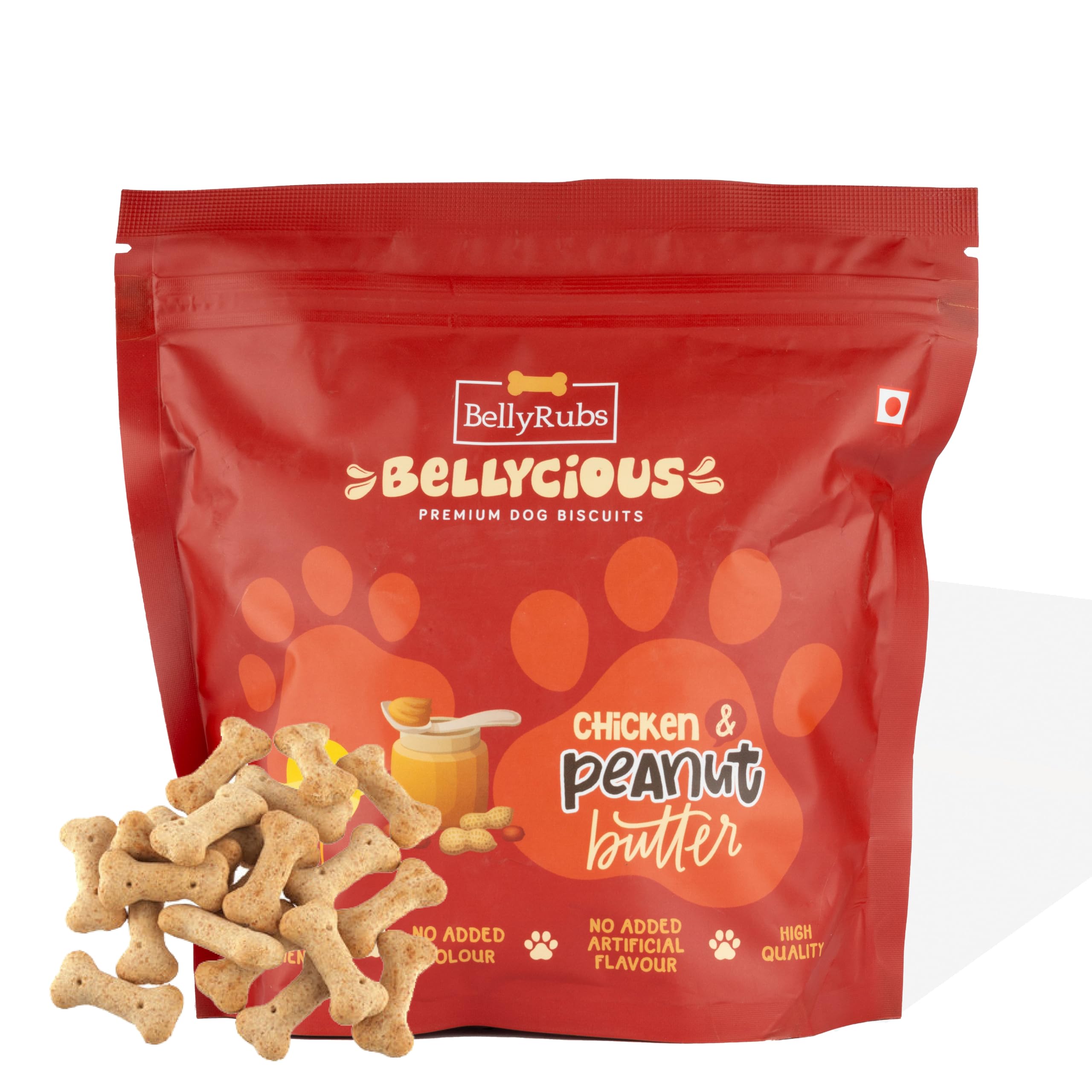 BellyRubs Bellycious Chicken & Peanut Butter Dog Biscuits - 250g Real Chicken Dog Treats - Human Grade Ingredients, All Breed Sizes Dog Food for Snack, Active Behavior & Training (B0D2XC5VJP) Amazon Price History, Amazon Price Tracker