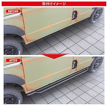 ジョニー様　DA17W エブリイ　アルミ板サイドガード　左右セット　※送料込み DA17W エブリイ アルミ板サイドガード 左右セット ※送料込み要