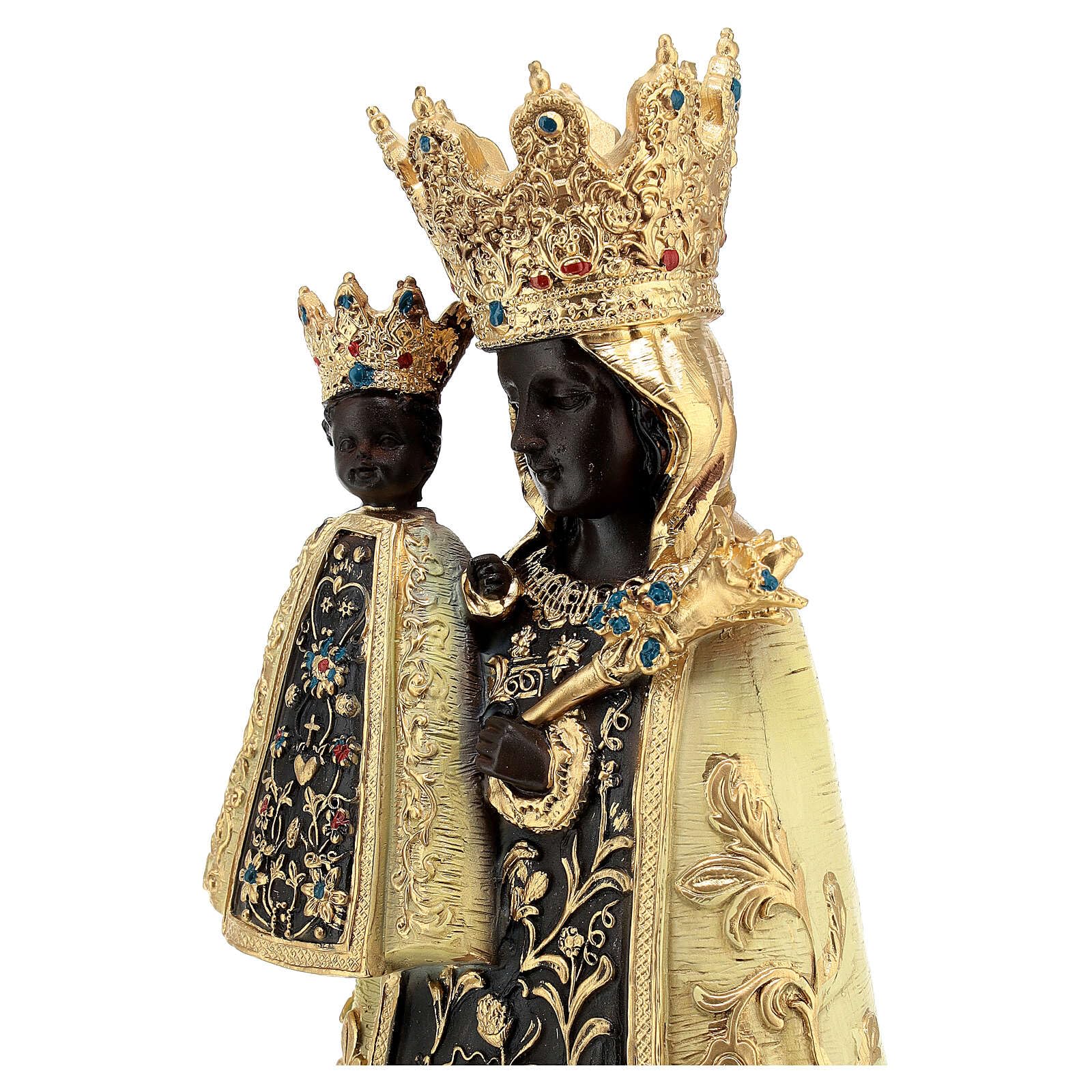 Holyart Statue in resina e PVC: Statua Madonna Nera Altötting resina 20 cm