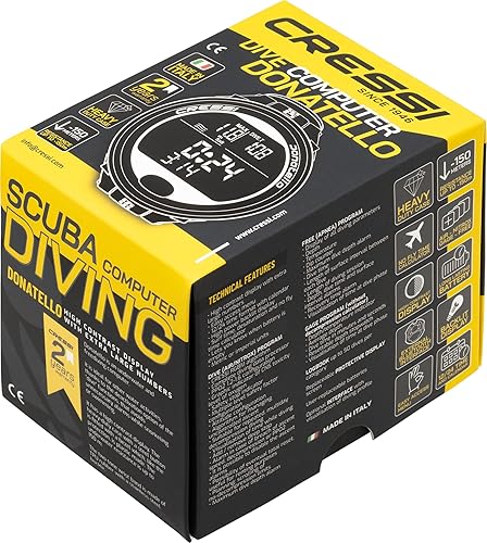Miniatura 23 de Cressi Donatello Wrist Computers Negro/Blanco