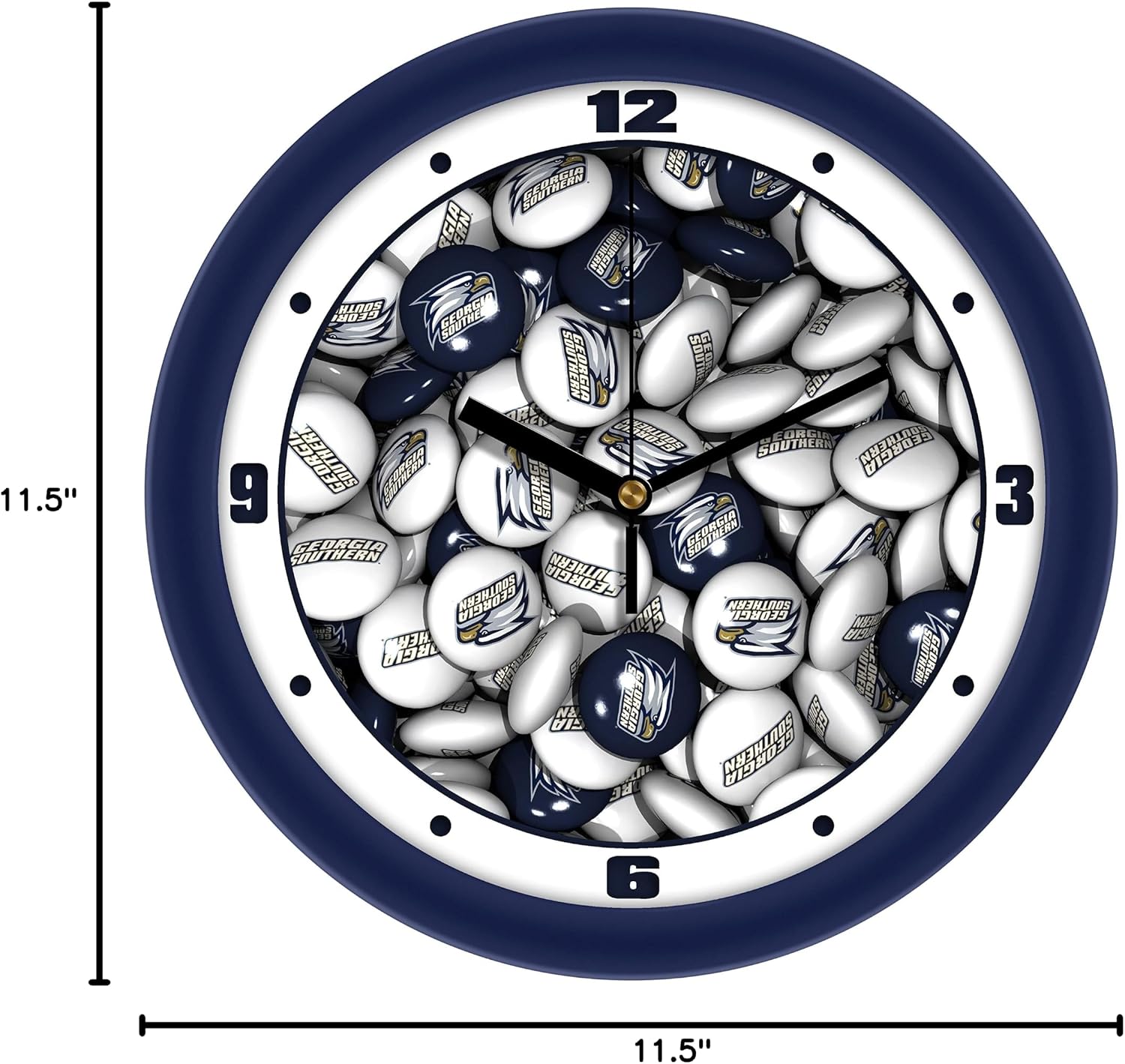 SunTime Georgia Southern Eagles - Candy Wall Clock