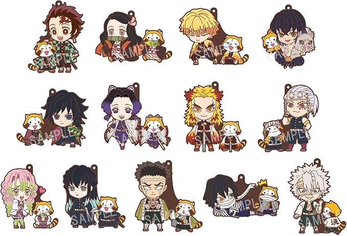 Amazon 中外鉱業 鬼滅の刃 ラスカル トレーディングラバーストラップ ｖｏｌ 2 Box商品 アニメ 萌えグッズ 通販