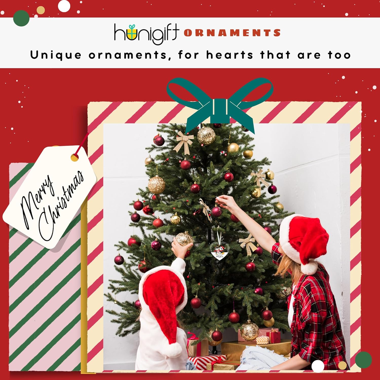 Couple Gifts - Couple Christmas Ornament 2025 - Couples Gifts for Him, Her - Christmas Ornaments for Boyfriend, Girlfriend, Husband, Wife - Penguin Gift Ideas for Couples - Acrylic Ornament - Image 7