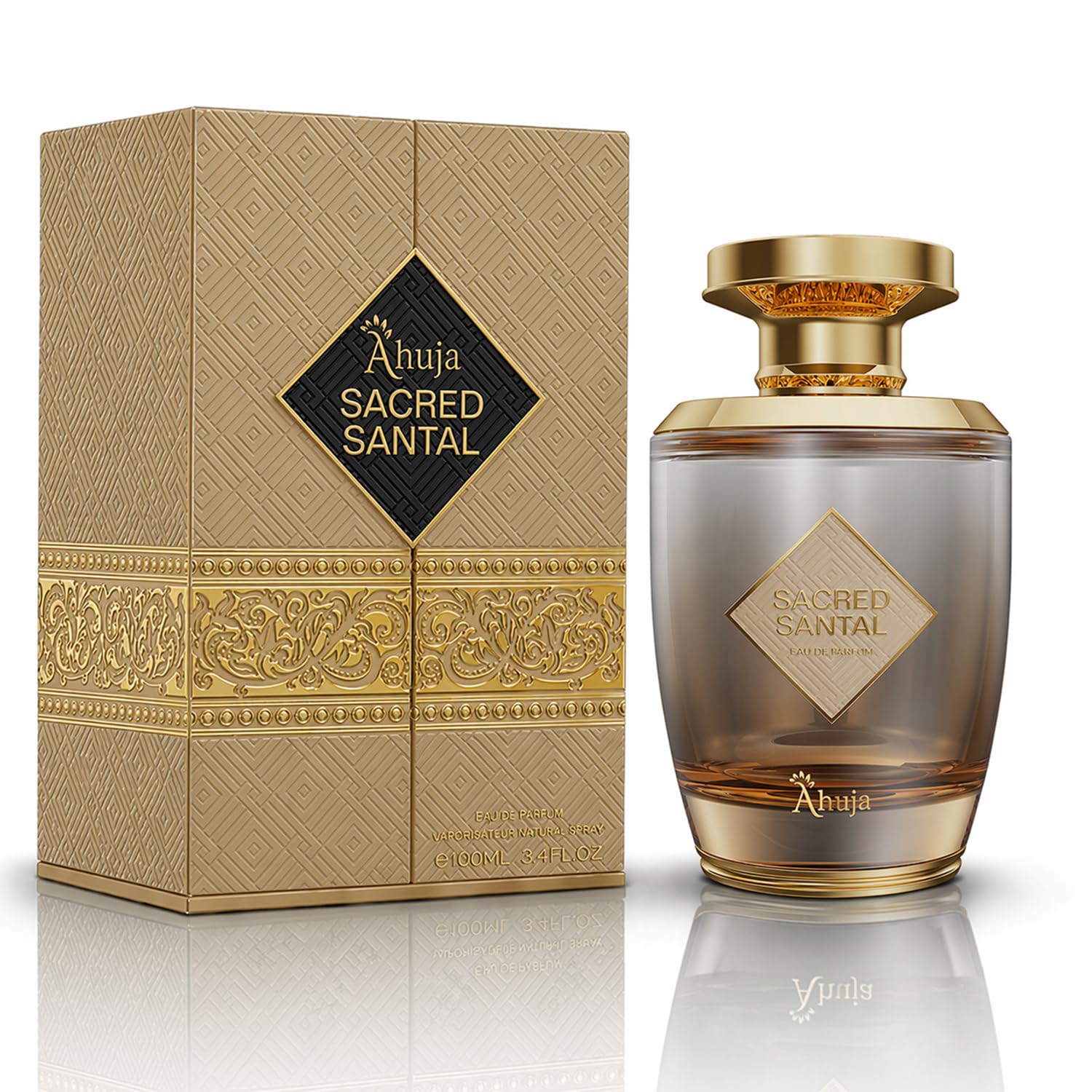 Amazon.com : AHUJA Sacred Santal Eau de Parfum 3.4 fl oz – Unisex
