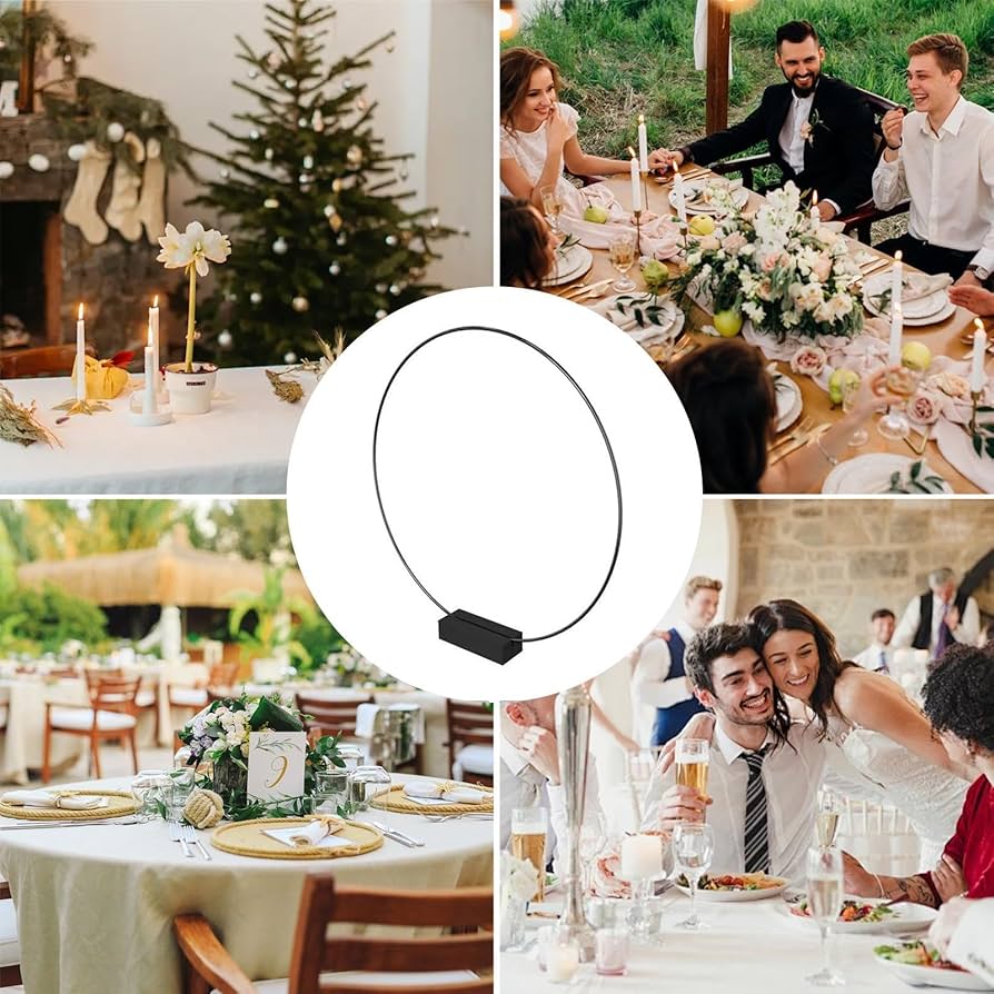 Amazon.co.jp: テーブル用フープセンターピース、花柄フープ