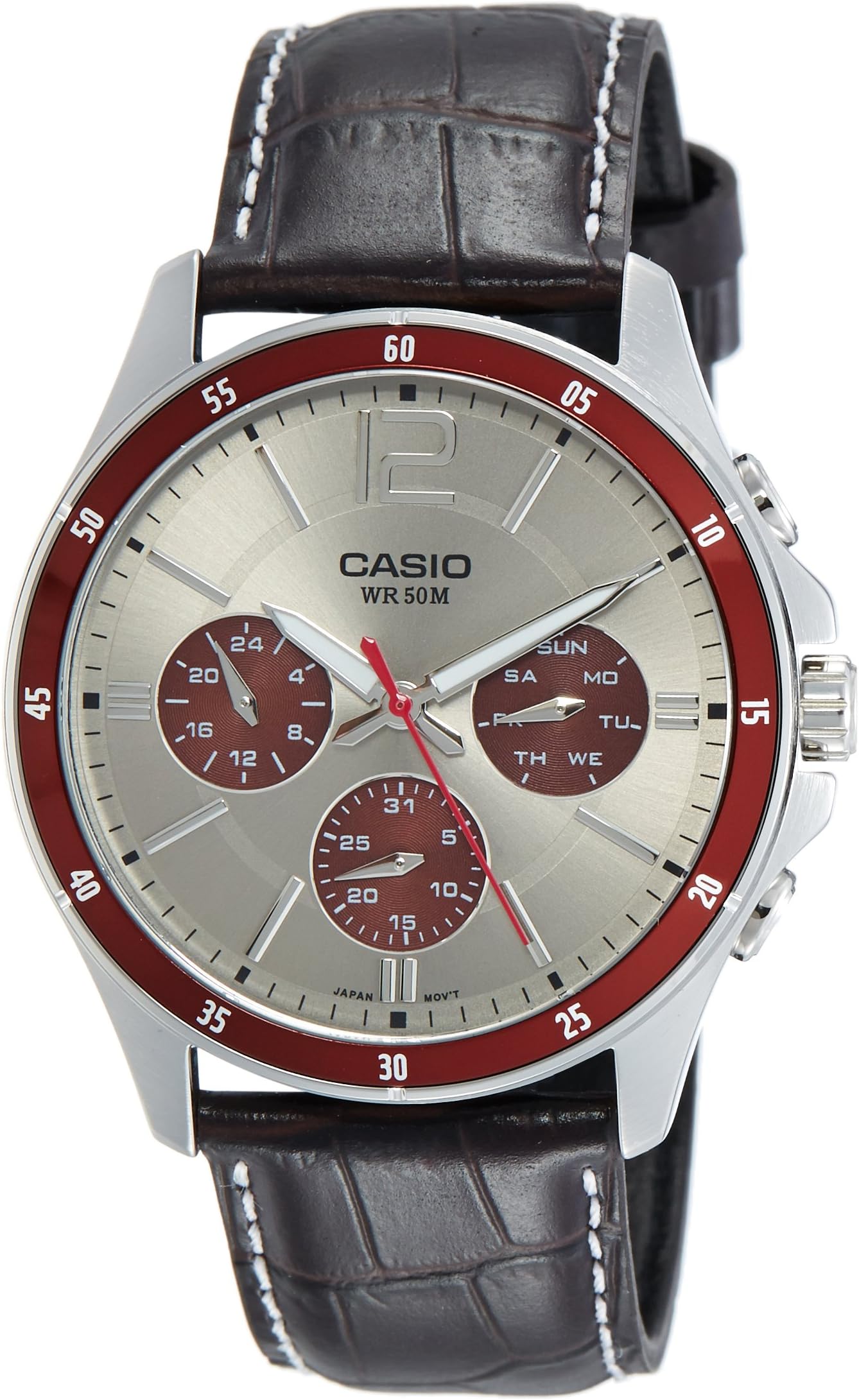Casio Enticer Analog Grey Dial Men's Watch - MTP-1374L-7A1VDF (A955)