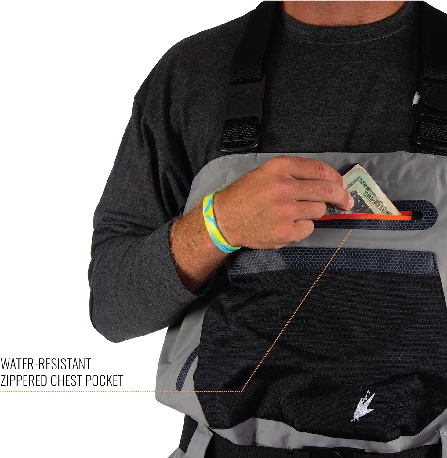 FROGG TOGGS Sierran Breathable Waterproof Stockingfoot Fishing Chest Wader for Fishing