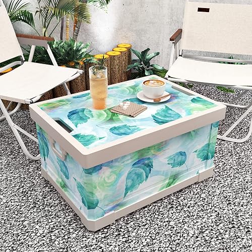 Miniatura 6 de Papel tapiz autoadhesivo para pared, 24 x 118 pulgadas, abstracto, vintage, Art Deco hojas, papel de contacto autoadhesivo verde para armarios,