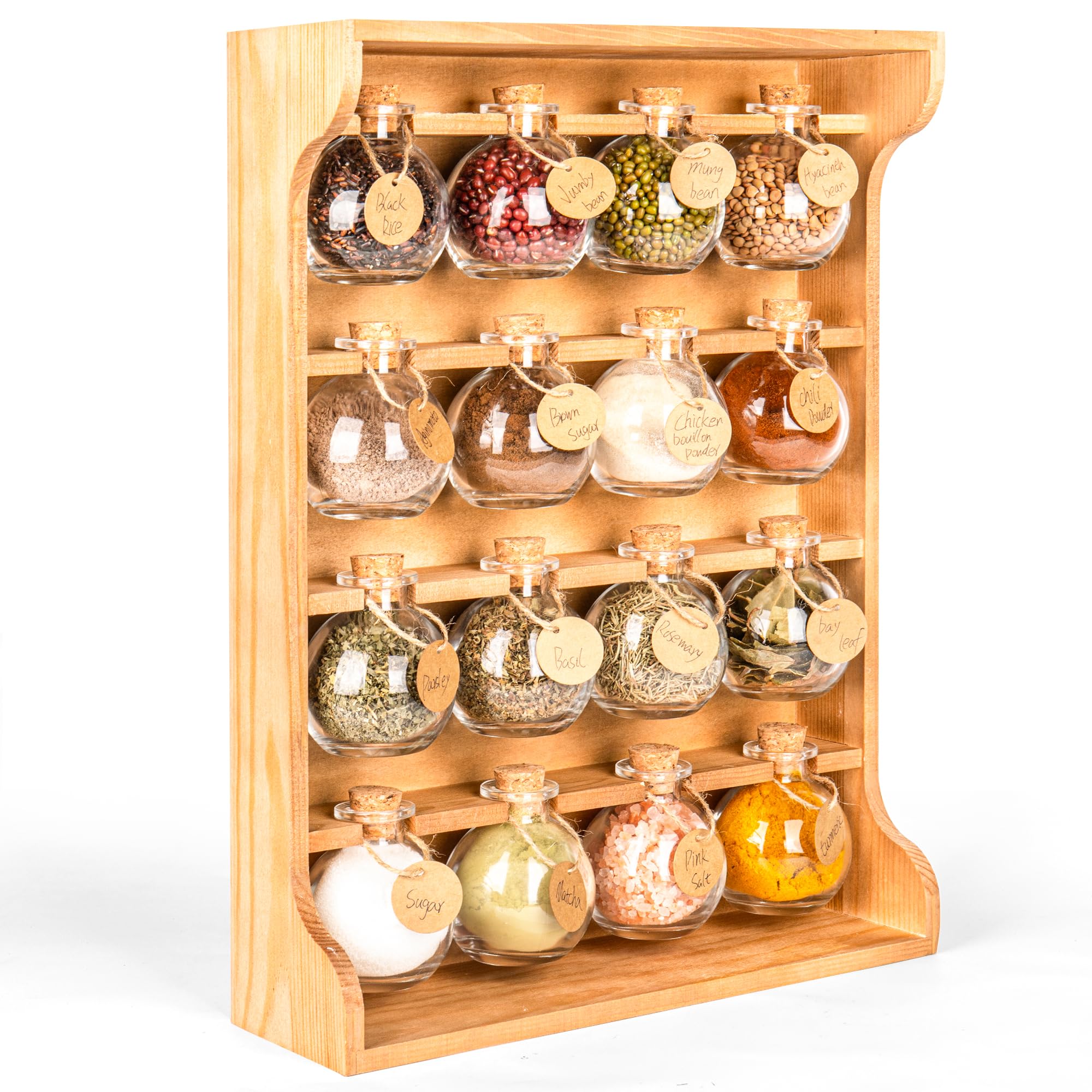Byers Choice TX Pine Spice Rack
