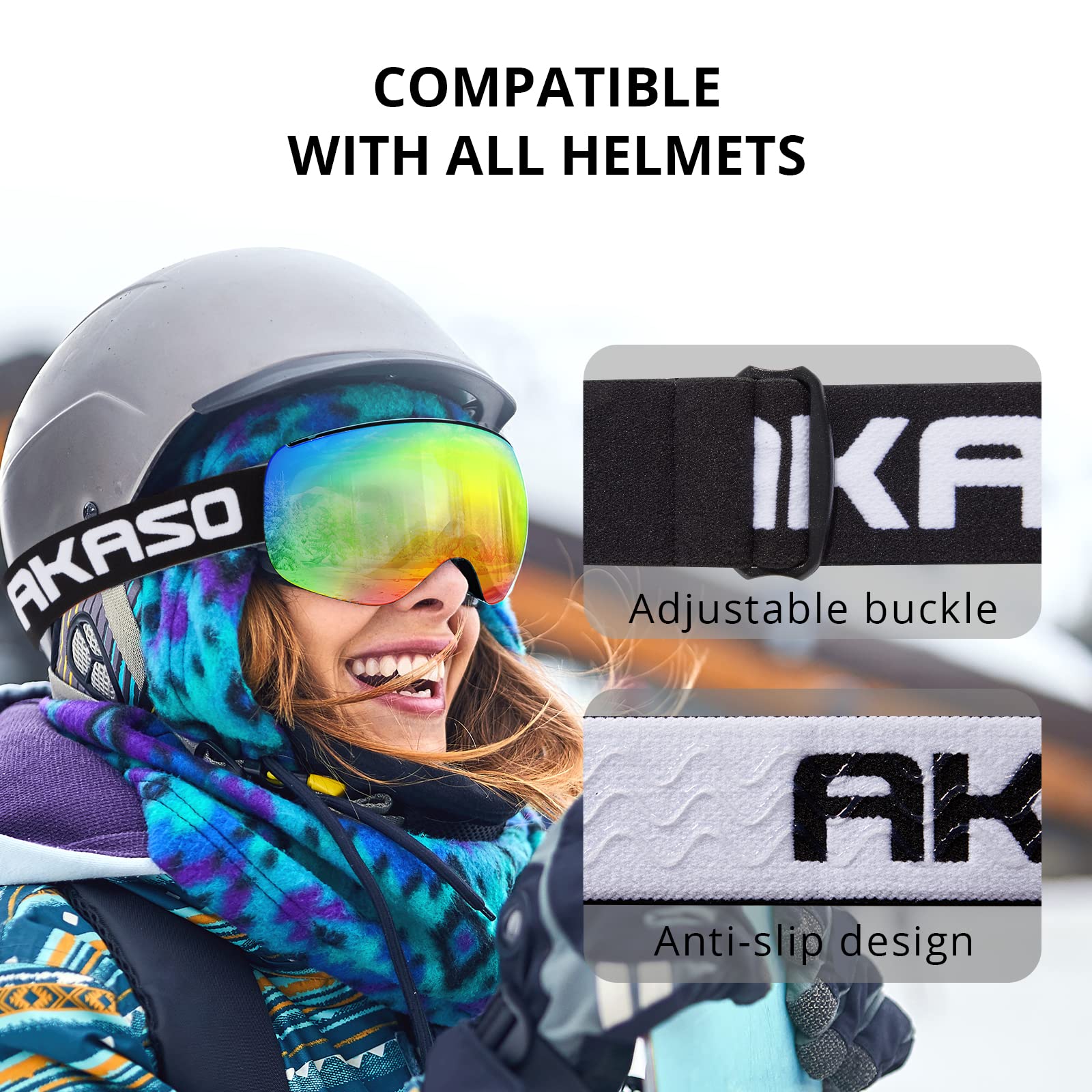 akaso otg with smith helmet Ski Goggles, Snowboard Goggles, Mag-Pro Magnetic Interchangeable Lenses, Anti-Fog, 100% UV Protection, Compatible, Snow Goggles for Men & Women, Free Balaclava Ski Mask Included Sports, Fitness & Discover the Smith Reason Bikes Color:Gray 1970s Indiana University football Retail10LDW
