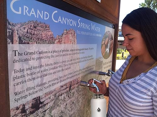 Miniatura 6 de Sendestar Botella de agua de acero inoxidable de 12 onzas, 24 onzas, 32 onzas, 40 onzas o 64 onzas, con una tapa con popote o boquilla, mantiene los