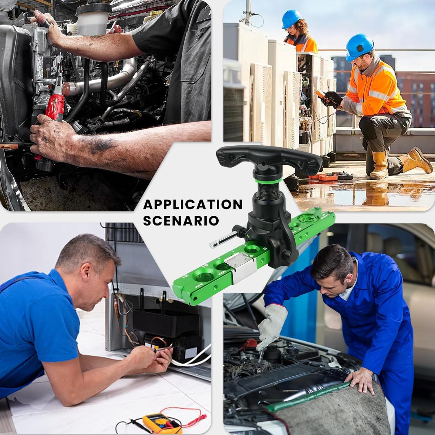 Kit Svasatore Tubi Manuale-elettrico - Per Tubi Rame 6-19 Mm, Con Fresa E Alesatore, Doppio Uso - Foto 5