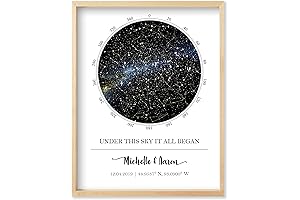 Customizable Star Map: Capture the Night Sky of Your Special Occasion
