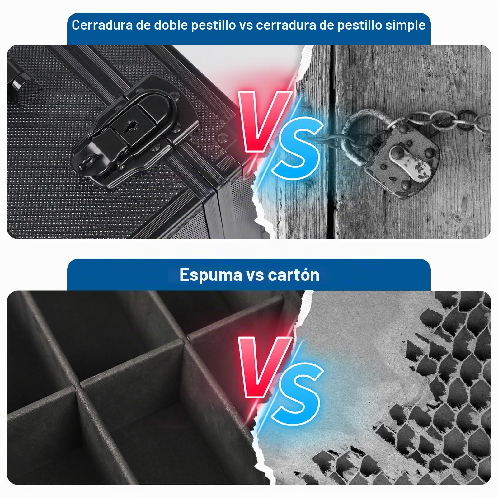 iDiskk Toploader Storage Box - Estuche con Cierre de 600+ Tarjetas, Protección Robusta para Tarjetas Deportivas/De intercambio, Organizador Acolchado con Llaves