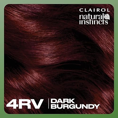 Miniatura 9 de Clairol Natural Instincts - Tinte semipermanente para el cabello, color borgoña oscuro 4RV, 3 unidades