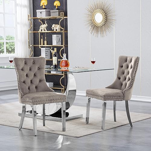 Miniatura 6 de Juego de 6 mesas de comedor redondas de mármol para 6, mesa de cocina y sillas redondas de mármol de 45 pulgadas, juego de 6, mesa de comedor