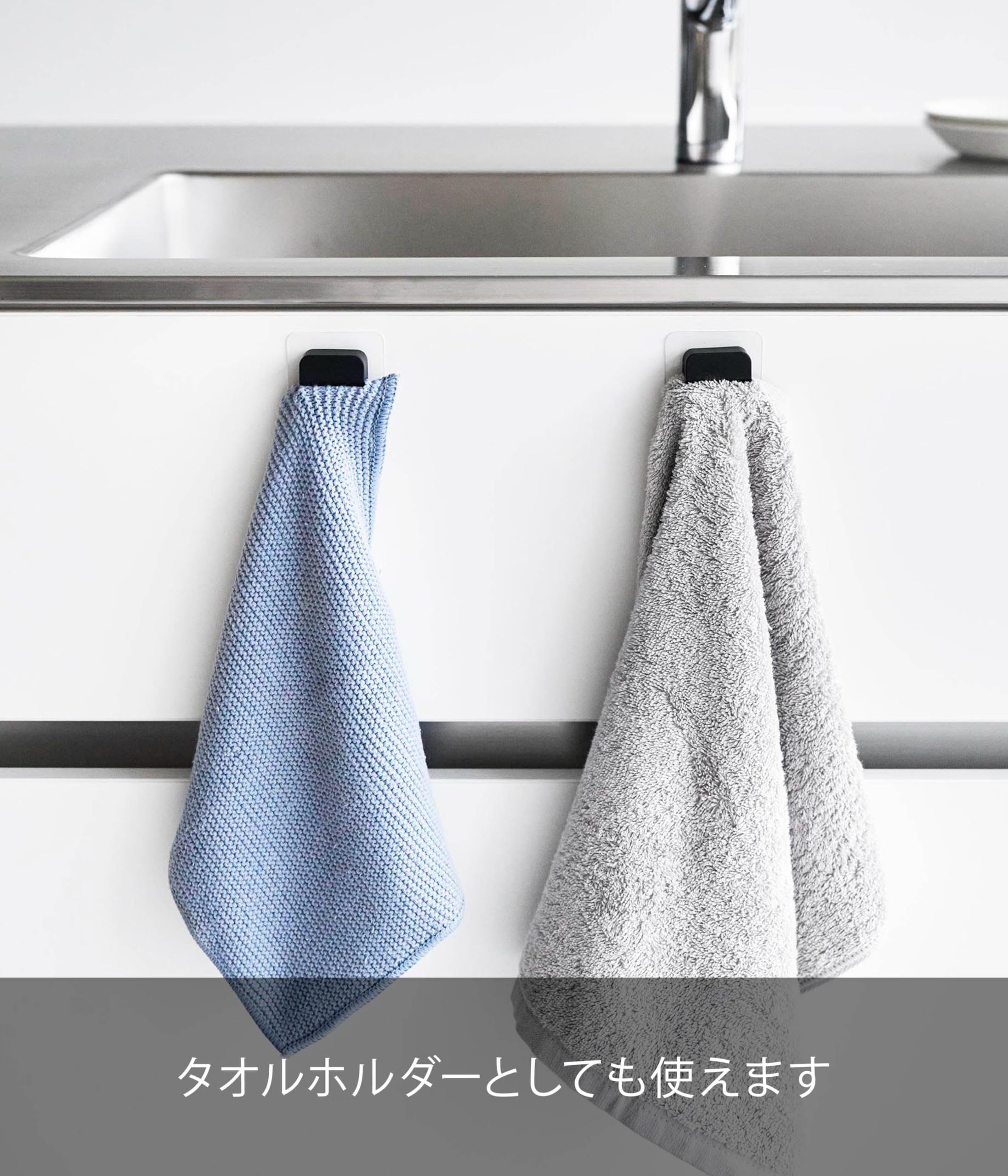 グレーの三角形フック 5つのフック付き グレーの三角形フック 5つの